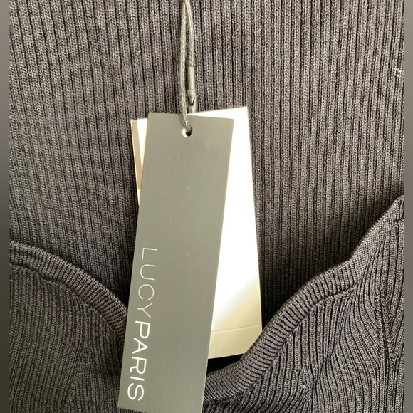 LUCY PARIS | NWT Long Sleeve Sweetheart Neckline Bodycon Dress - Picture 8 of 10